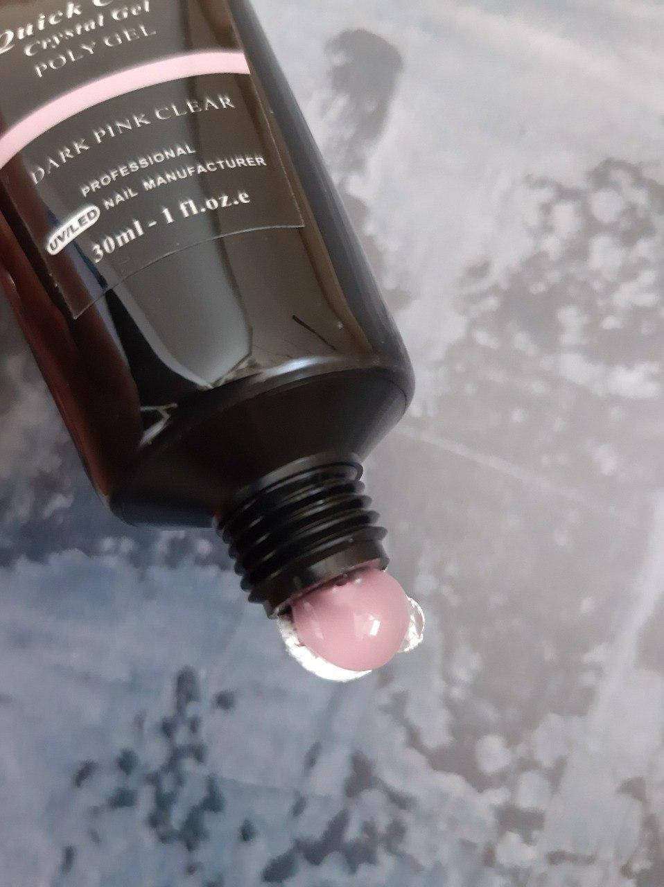 

Полигель (гельгибрид, акрилгель) Vicky Nail Dark Pink Clear, 30 мл, Розовый