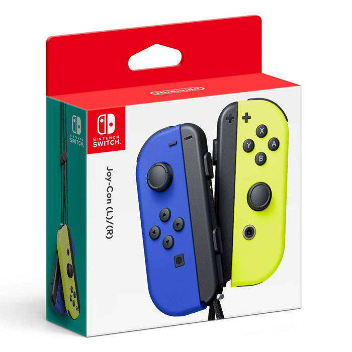 

Игровой контроллер Joy-Con Nintendo Switch Blue Neon Yellow