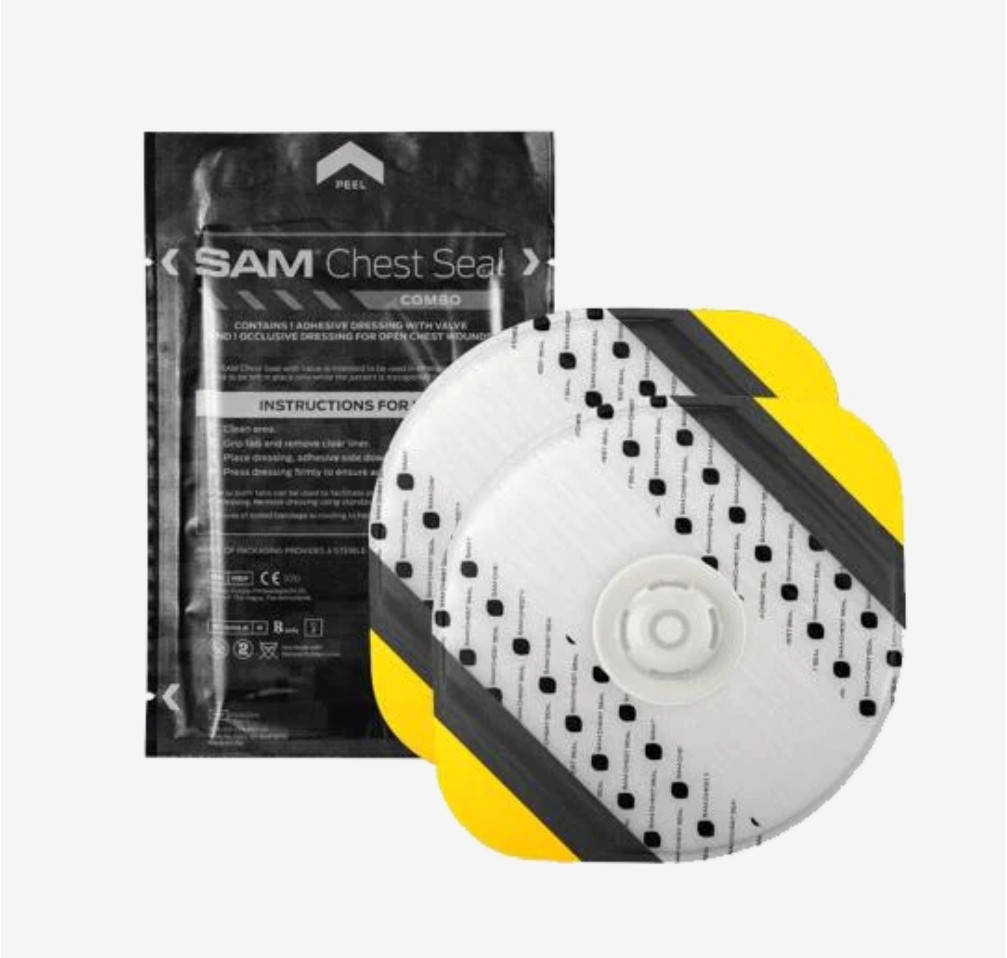 

Окклюзионная повязка с клапаном SAM CHEST SEAL COMB0 (2 шт) Exp. 12/2027