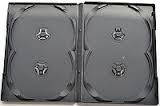 

Бокс для 4 DVD дисков 14mm Black глянцевая пленка, Черный