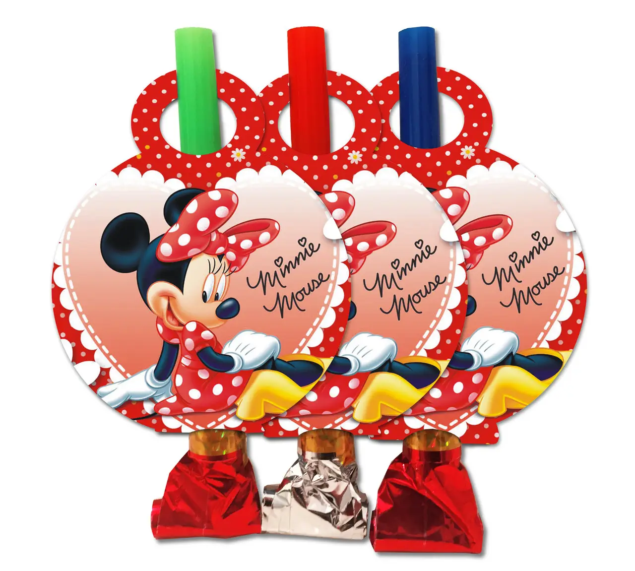 

Набор свистков праздничных "Минни Маус", 6 шт.