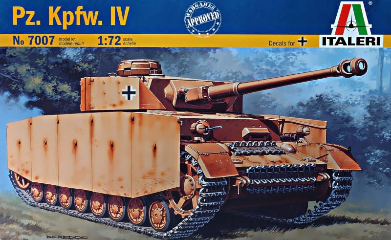

Сборная модель танк Pz. Kpfw. IV (Italeri 7007) 1:72