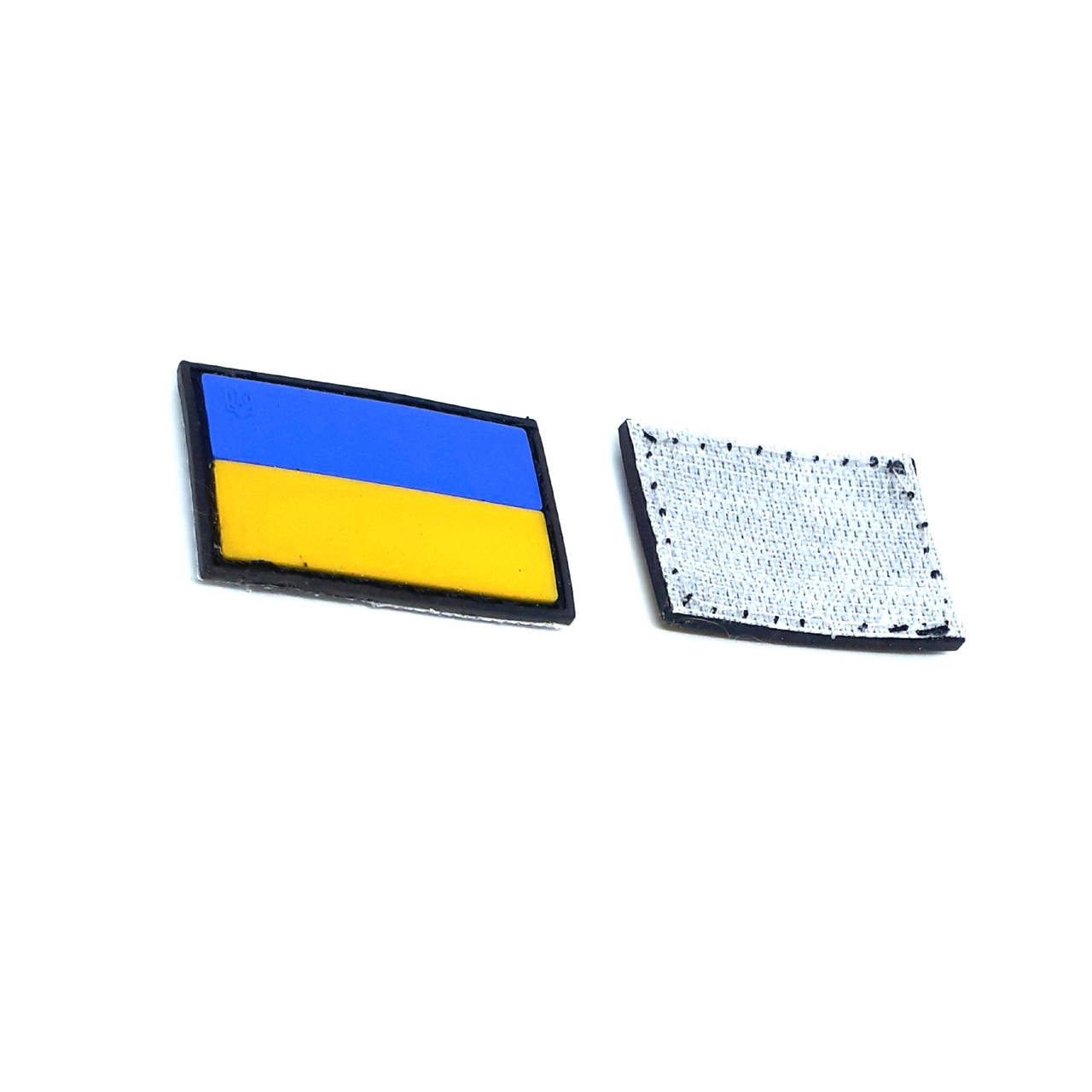 

Шеврон резиновый на липучке " Флаг Украина" 3 см х 4 см