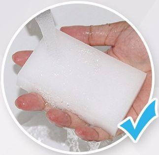 

30шт Меламиновые губки 10*6*2см, качественные, Белый