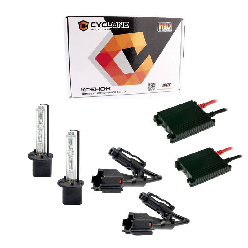 

Комплект ксенона Cyclone DC 35w 12v H1 5000k