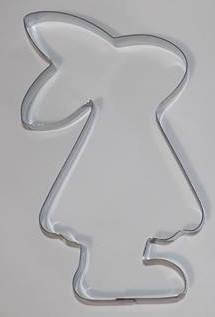 

Вирубка для пряника Зайчик-дівчинка