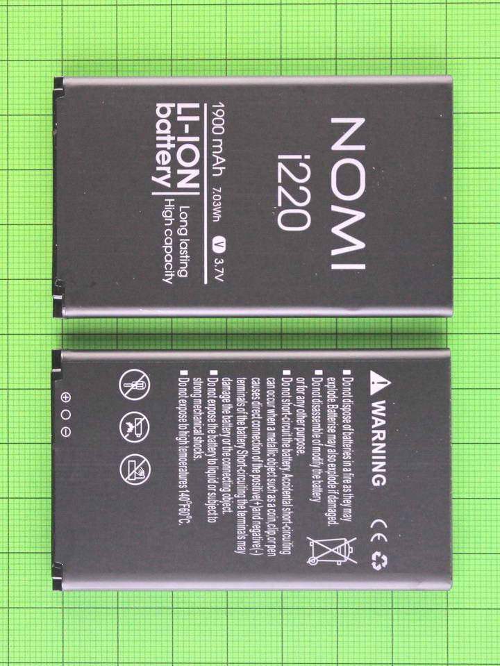 

Акумулятор Nomi i220 1900mAh Оригінал