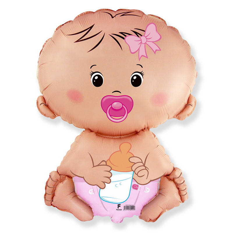 

Фольгированный шар фигура Малышка 901752 FlexMetal, Розовый