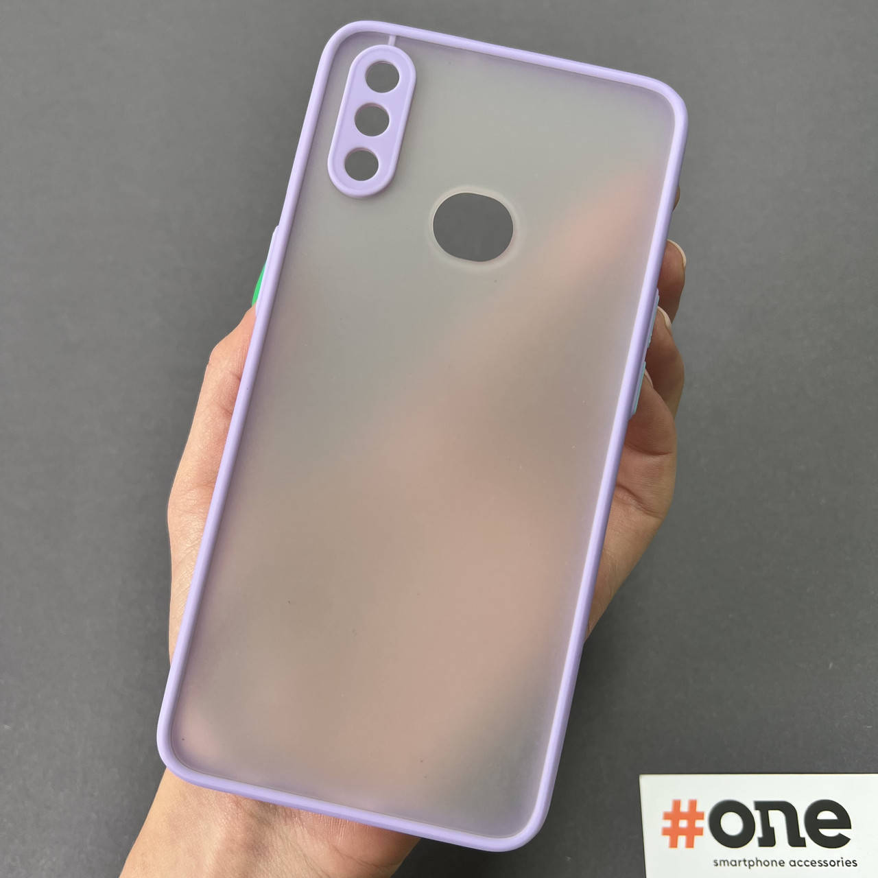 

Чехол для Samsung Galaxy A10s с защитой для камеры плотный матовый чехол на телефон самсунг а10с сиреневый TCB