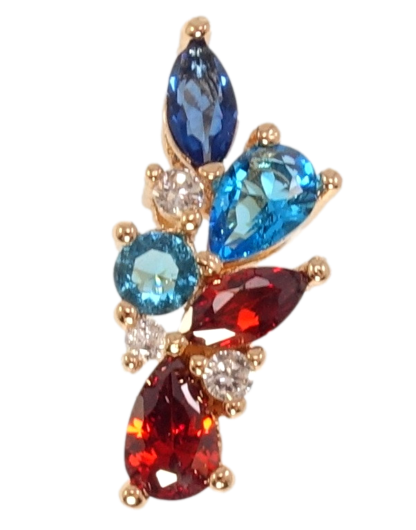 

Кулон Fallon Позолота 18К "Феерия цветных кристаллов"