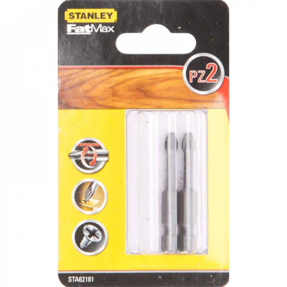 

Бита усиленная TORSION Pz2 (L=50 мм, 2 ед.) Stanley STA62181