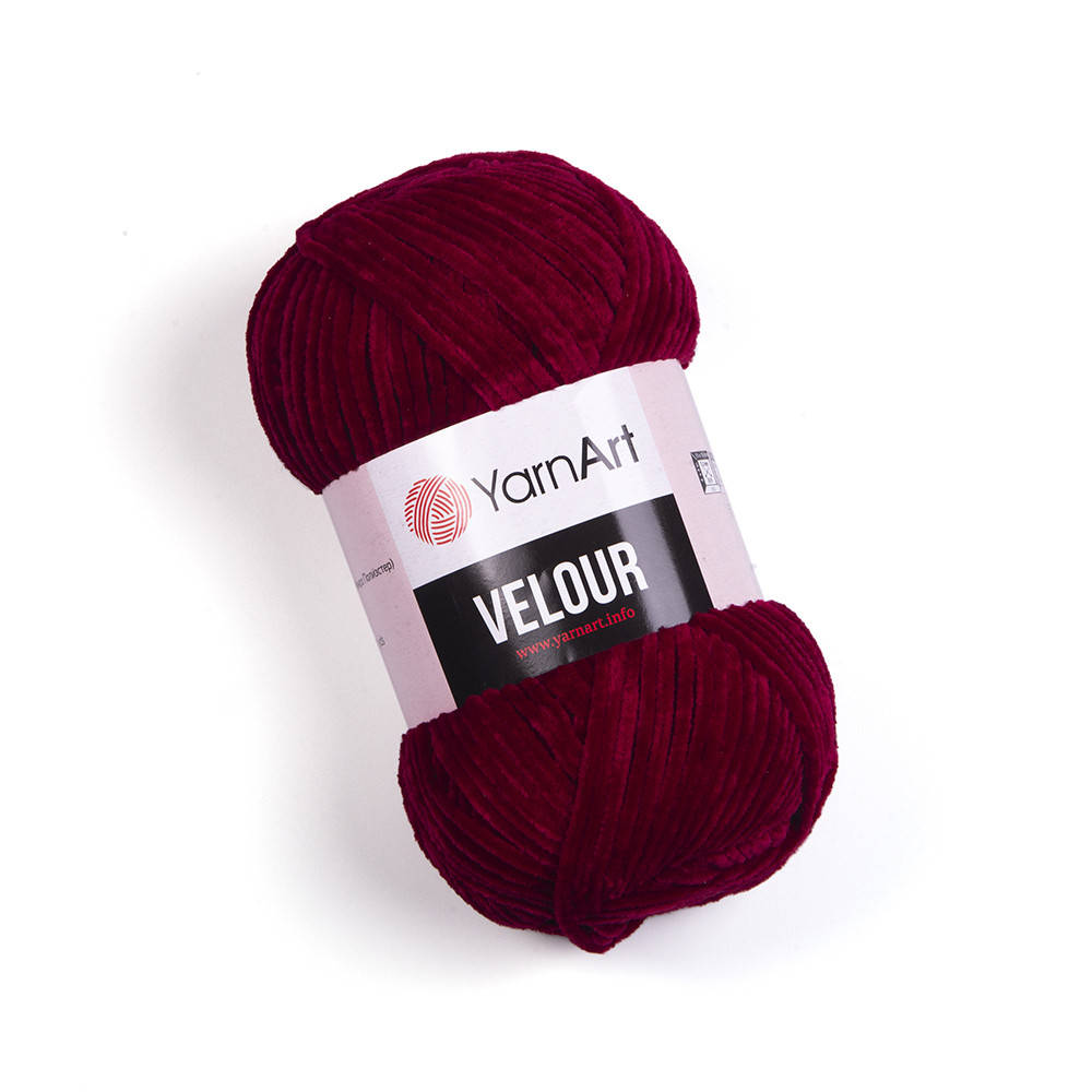 

Yarnart Velour № 847 бордо