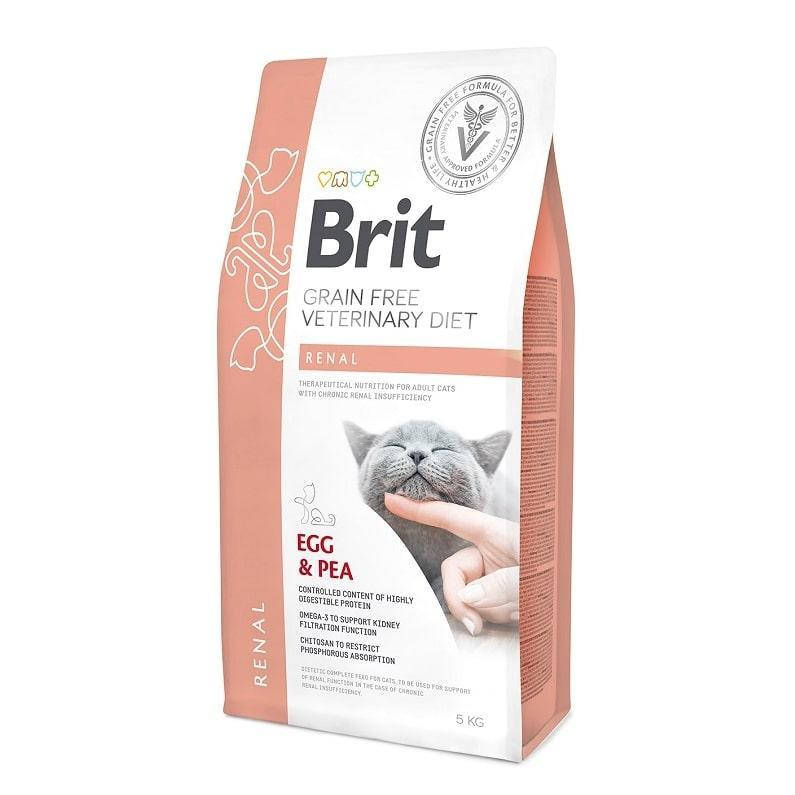 

Brit Veterinary Diet Cat Grain free Renal 0,4кг - беззерновая диета при почечной недостаточности