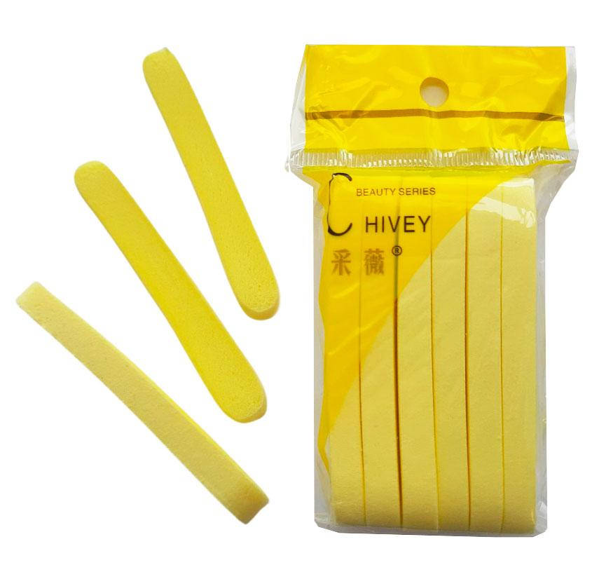 

Спонжи прессованные косметологические для умывания, Желтые (12 шт/уп), Желтый