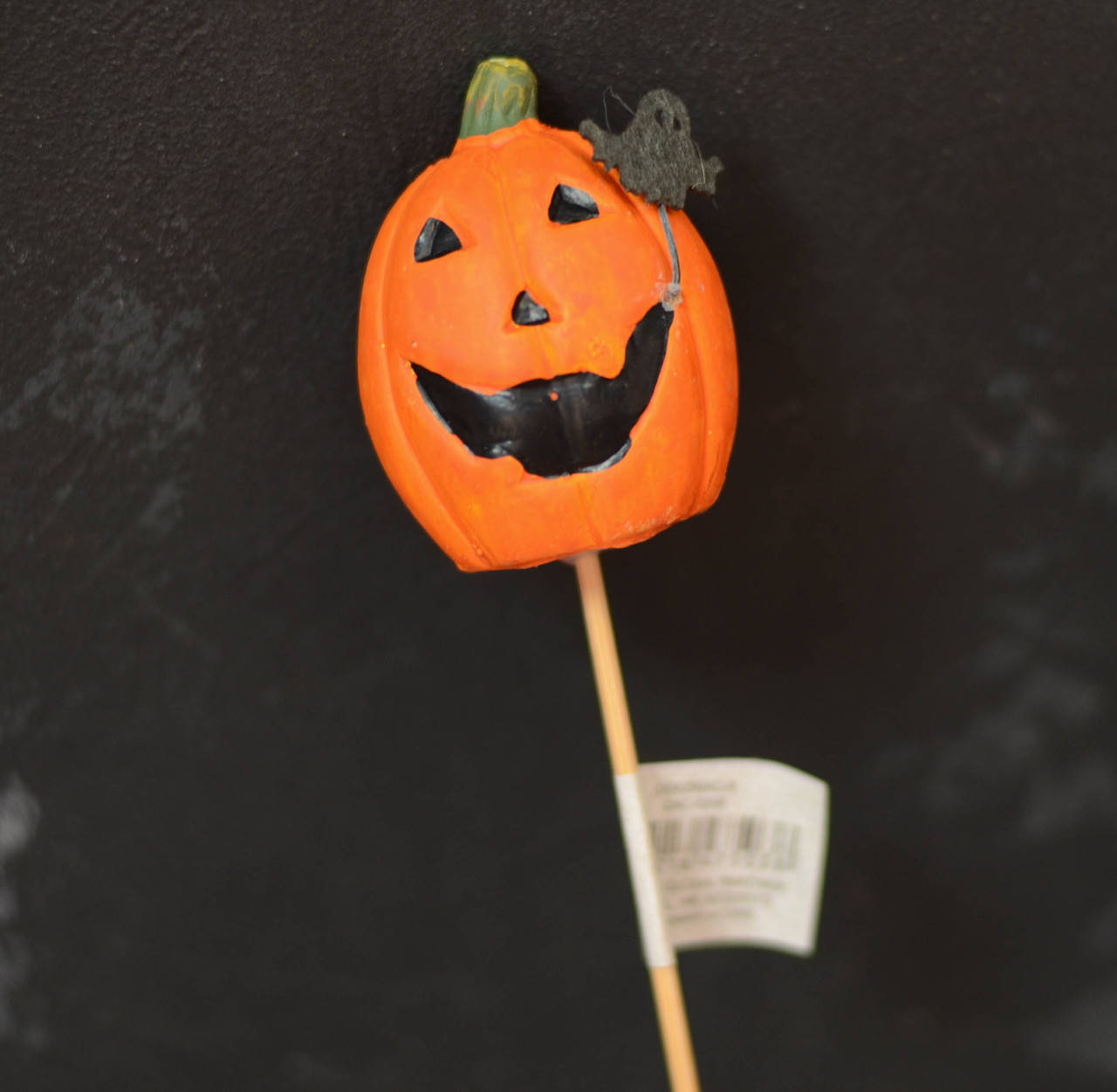 

Осенний декор - топпер Тыква-Хеллоуин -1 с привидением