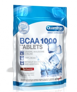 

Аминовичлоты ВСАА Quamtrax BCAA 2:1:1 1000 (500 табл)