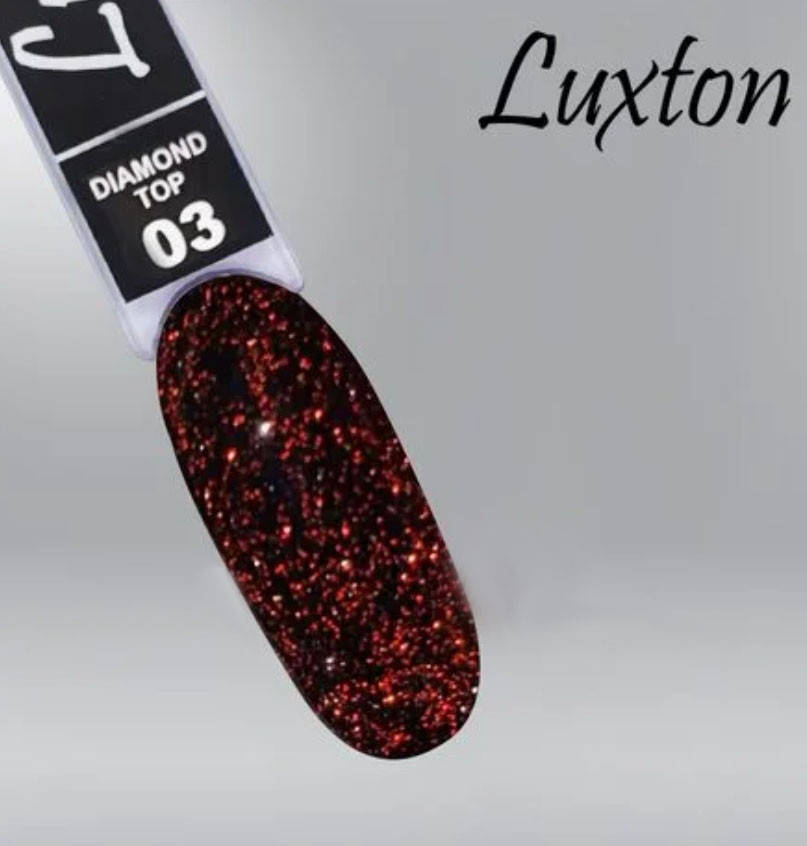 

Топ для Гель-лаку світловідбиваючий LUXTON DIAMOND TOP 4, червоний, 10 мл