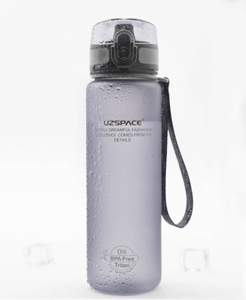 

Бутылка для воды UZSPACE Grey 500 мл Серая