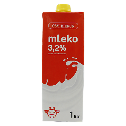 

Молоко Бейрун 3.2% Bierun 1L 12шт/ящ (Код : 00-00005667)