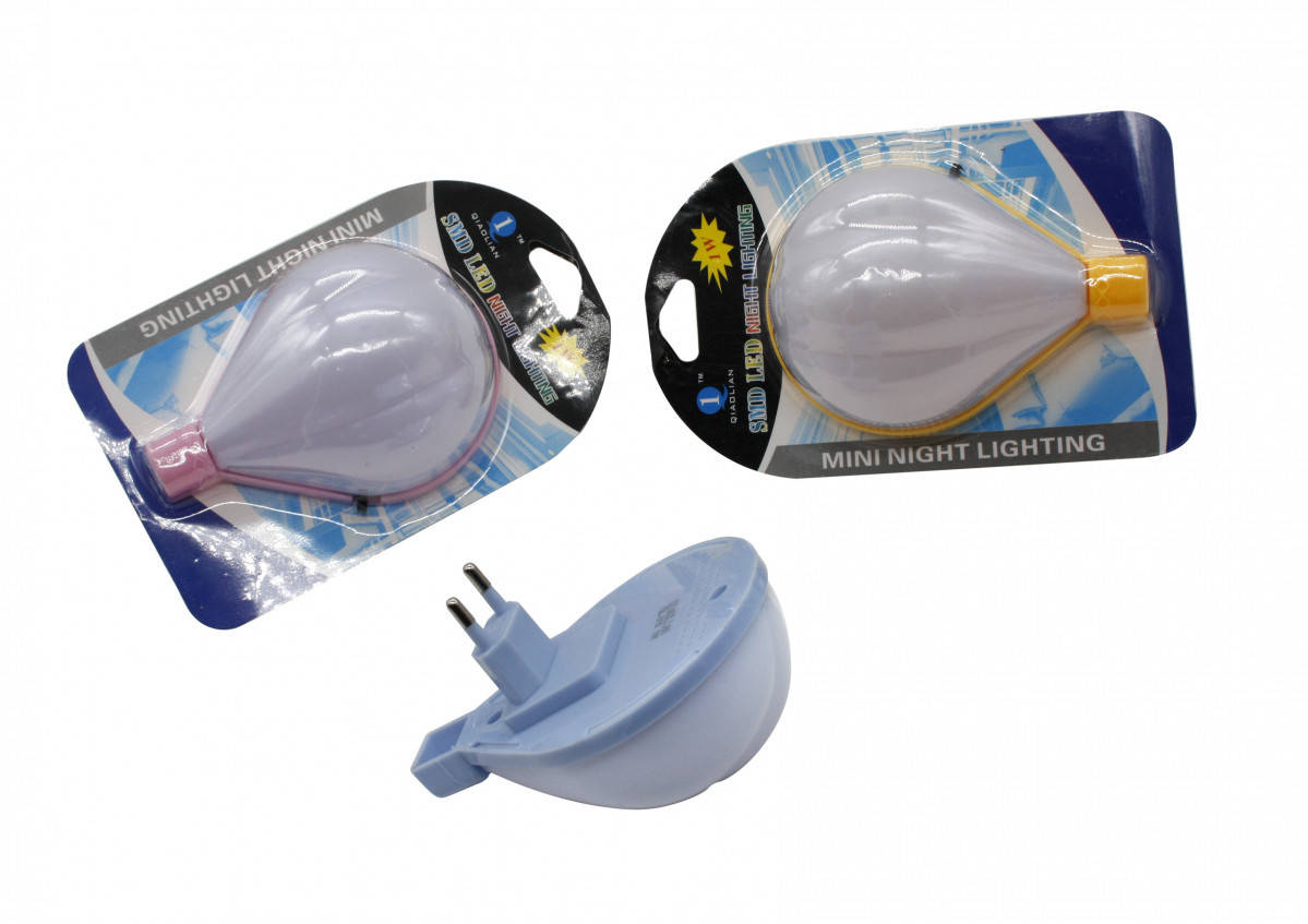 

Ночник Воздушный шар пластиковый LED 1шт , от розетки 220В, 3 цвета, QL-310
