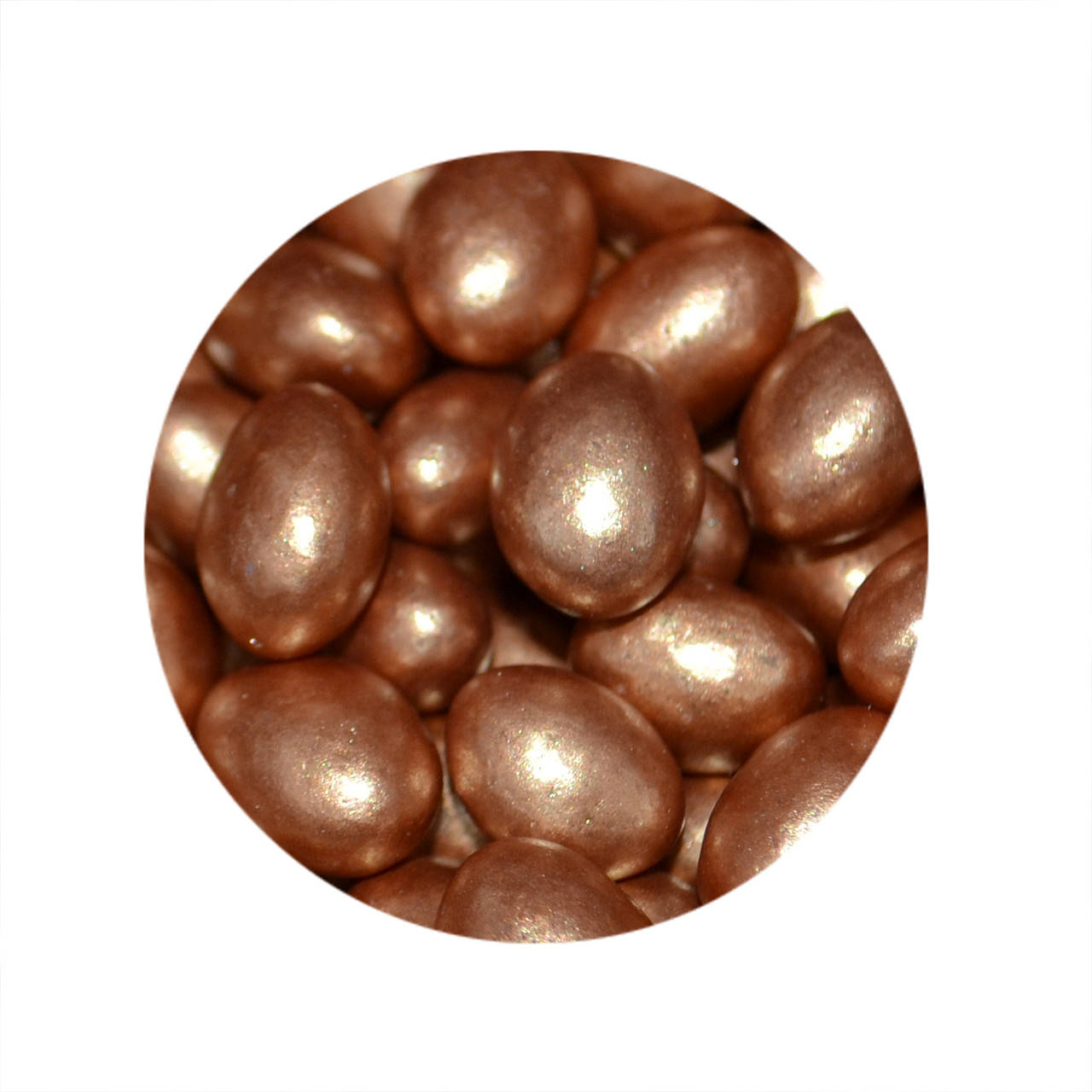 

Посыпка "Рисовые капельки (бронзовые) 9 мм.", 25 гр.