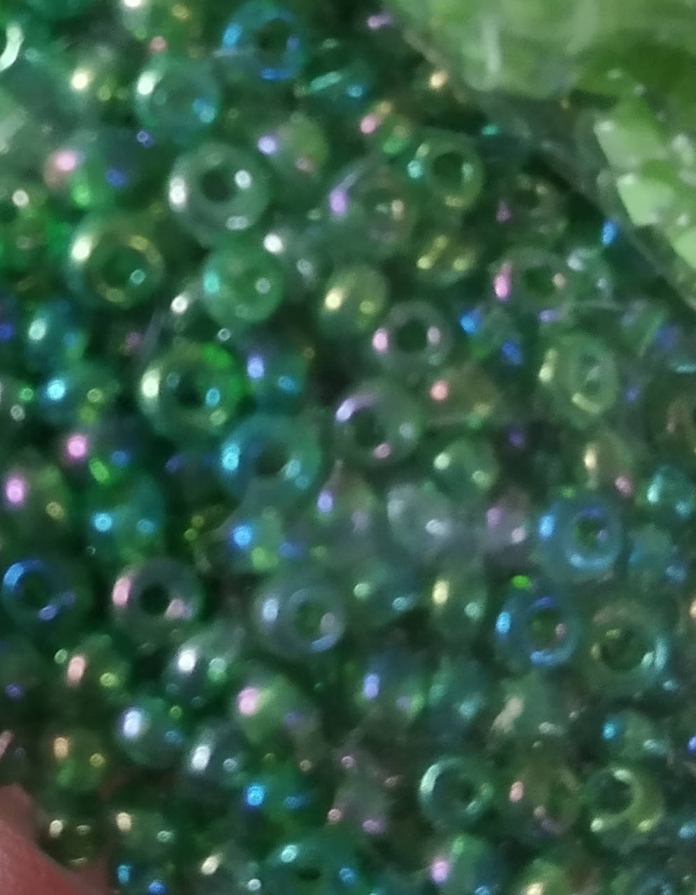 Бисер, Зелёный