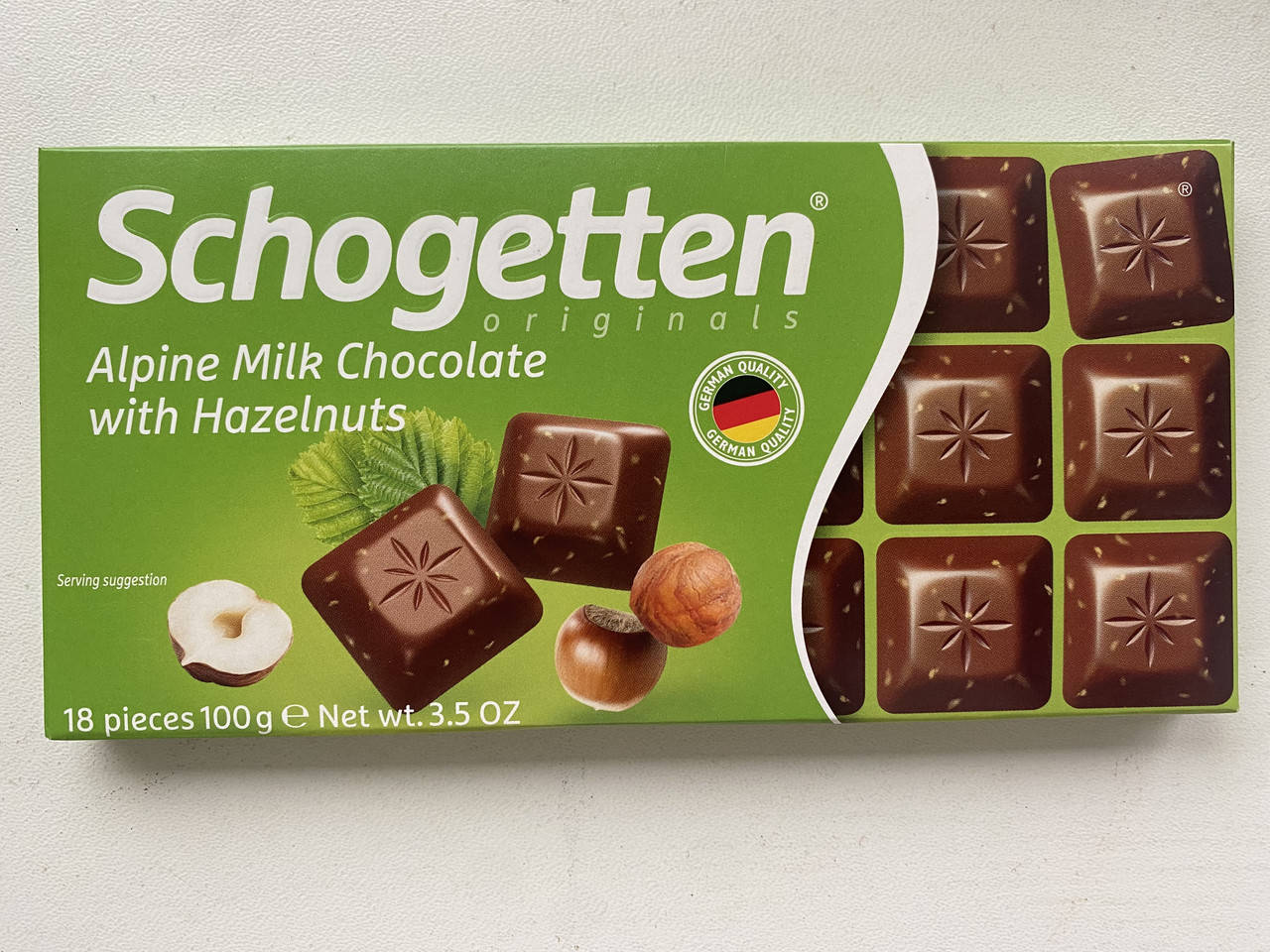 

Schogetten шоколад с дробленым лесным орехом 100 гр