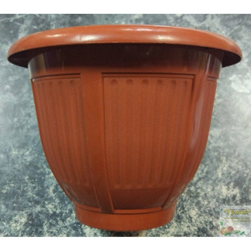 

Вазон с подставкой Волна 12*10 (терракота)