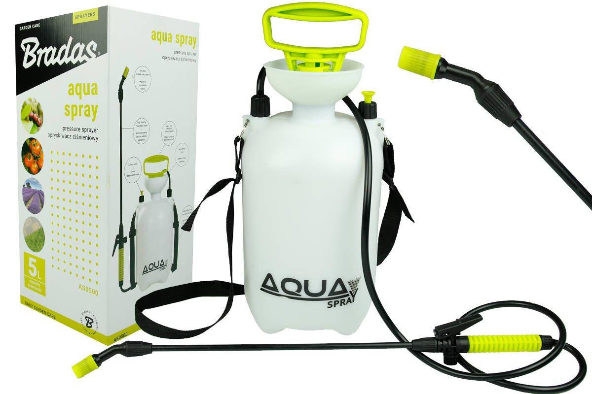 

Опрыскиватель 3 литра плечевой Bradas Польша AQUA SPRAY AS0300, Белый
