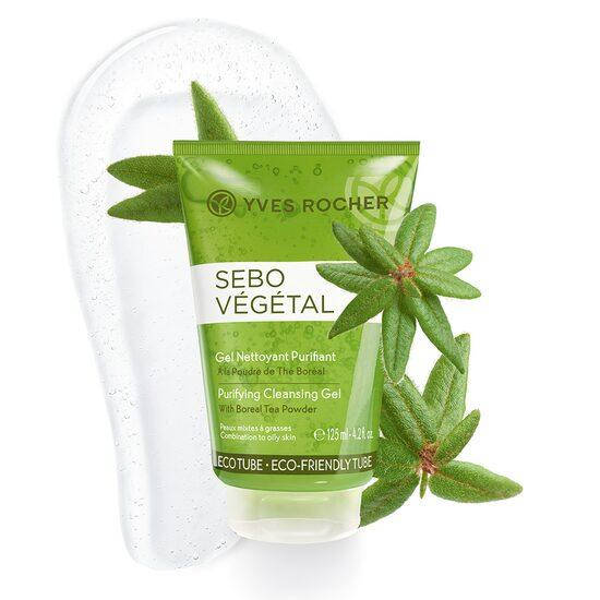 

Очищающий Гель для Умывания SEBO VEGETAL Yves Rocher Ив Роше 125 мл