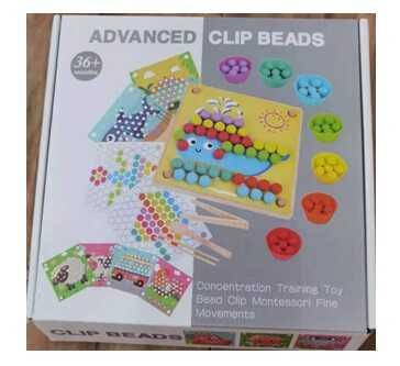 

Деревянная игра С 49479 "Мозайка", карточки с примерами, аксессуары, в коробке