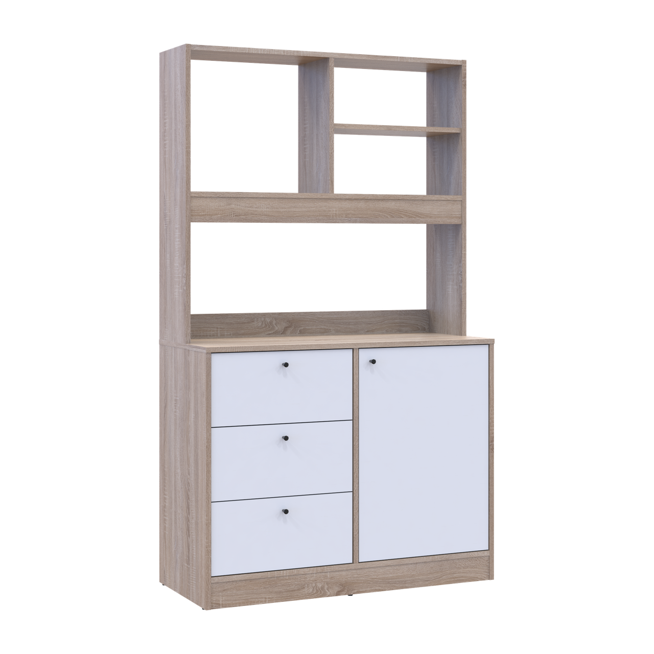 Міні-кухня Doros Лея Дуб сонома/Білий ДСП 100х43х171 (81359335) 6