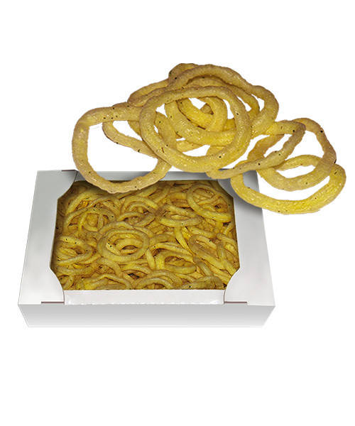 

Снеки фигурные Жайвир / Снеки фігурні Жайвір "Луковый кольца" со вкусом укропа и сметаны 0.5кг