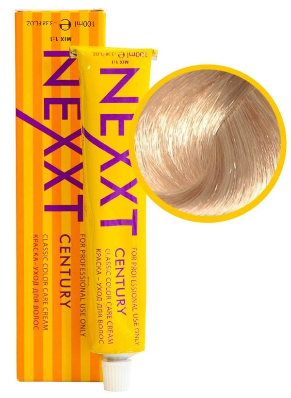 

Крем-краска для волос Nexxt Professional 12.61 блондин фиолетовопепельный, 100 мл.