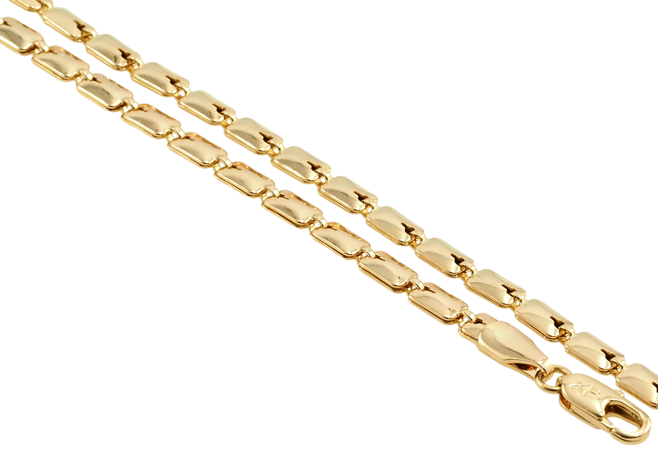 

Цепочка Xuping Позолота 18K "Плетение Штампованная" длина 56см х 4мм