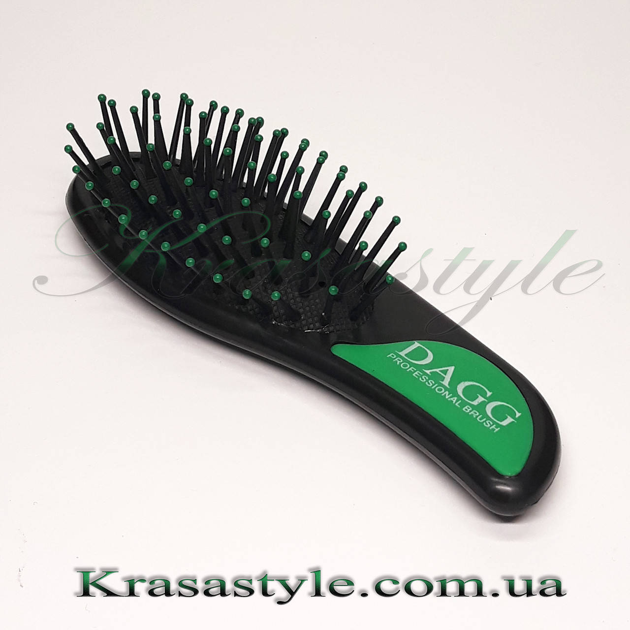 

Массажная щётка для волос Dagg. "огурчик"., Черный