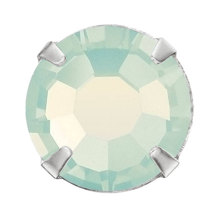 

Стразы в цапах Preciosa (Чехия)  Chrysolite Opal/серебро, Зелёный