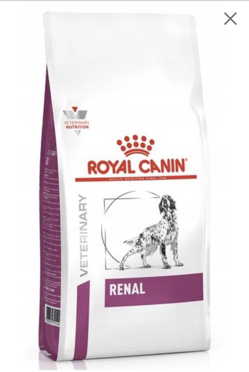 

Корм Royal Canin Renal 7kg для собак при захворюваннях нирок