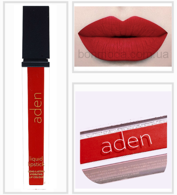 

Помада Матовая Aden Liquid Lipstick 8 Marylin Red "Красный Мэрилин" № 08