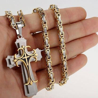 

Комплект Dominik : цепочка + крест