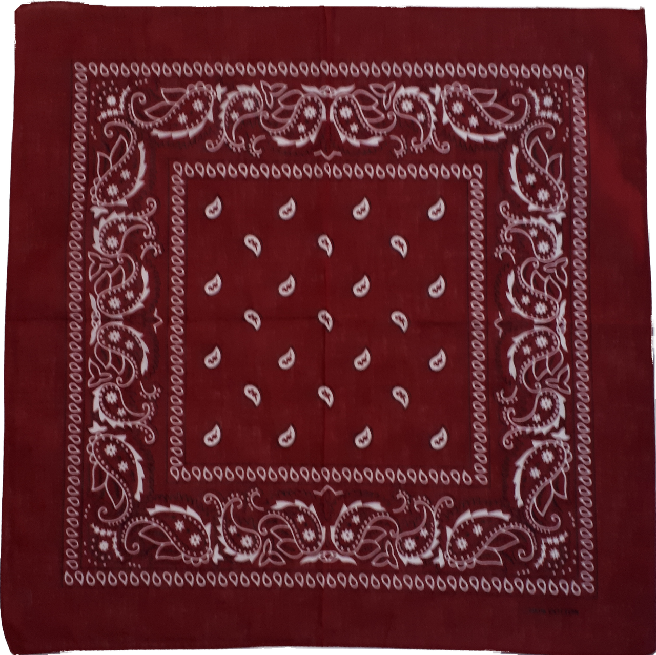 

Бандана бордовая "классика ", Бордовый