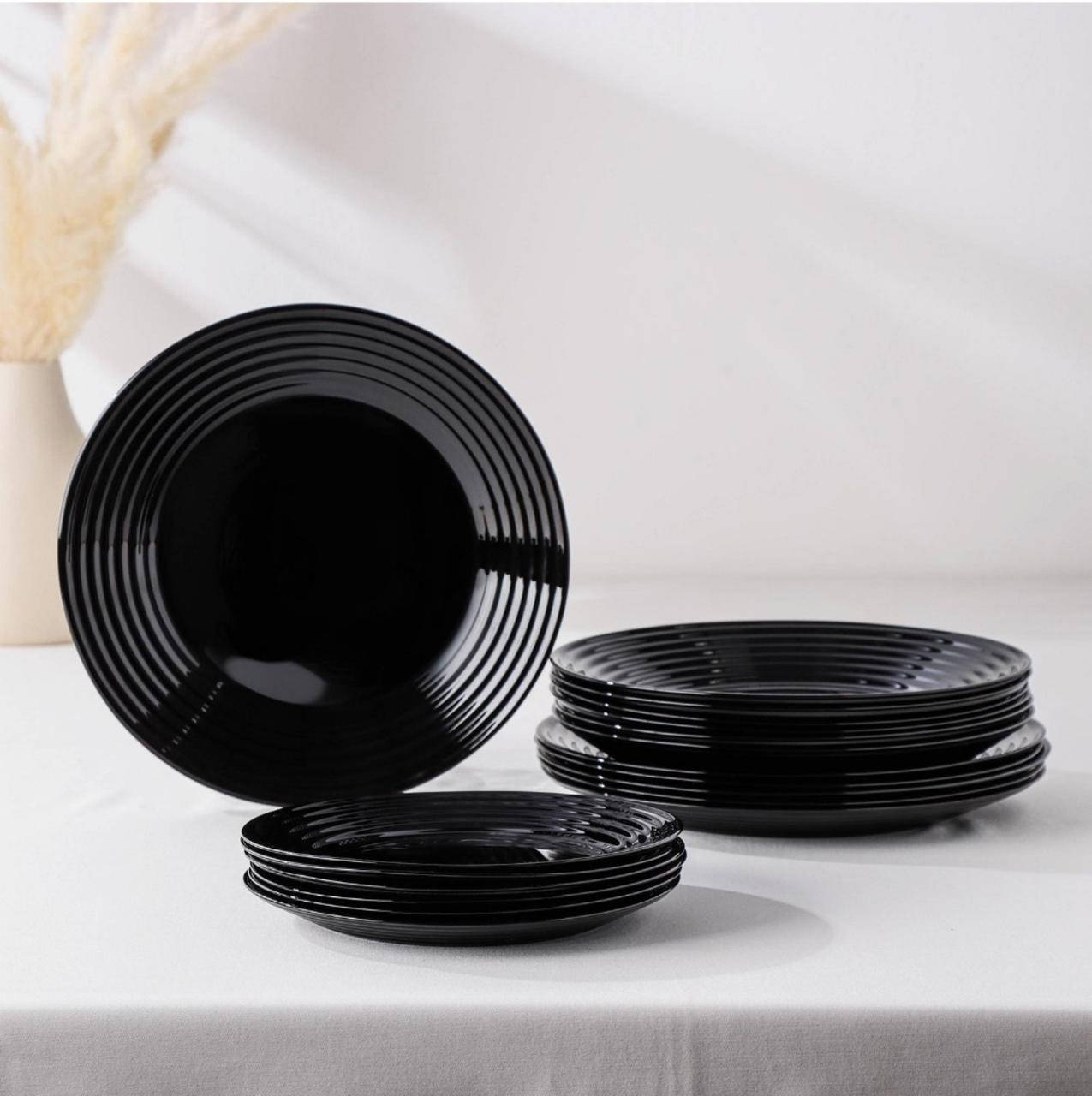 

Тарелка суповая Luminarc Harena Black 23 см L7610, Белый
