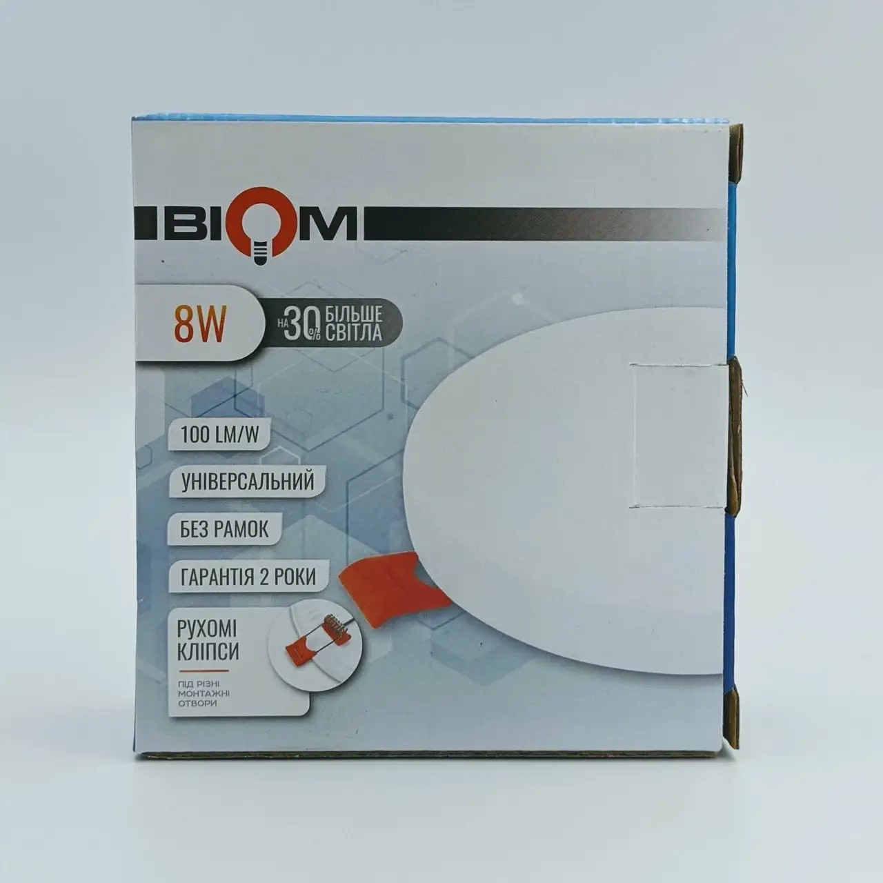

LED светильник Biom 8W 5000К круг UNI-R-8W-5 16740, Белый