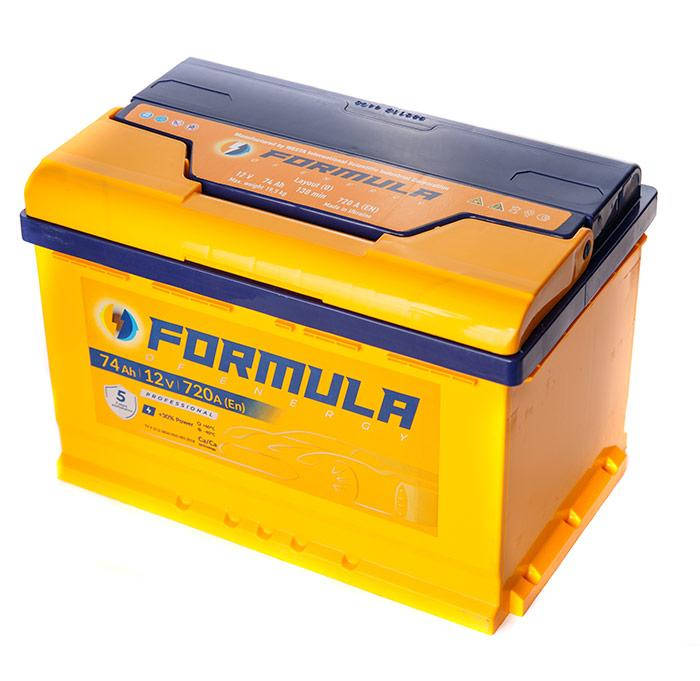 

Аккумулятор автомобильный Formula 6СТ-74 Аз Professional