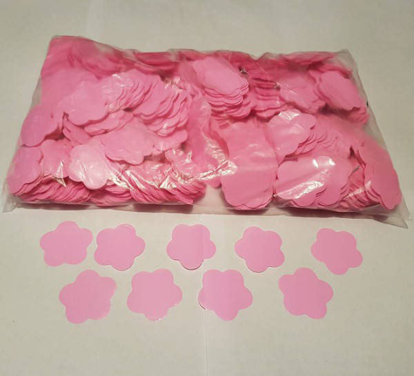 

Конфетти цветочки, розовые, 50 грамм