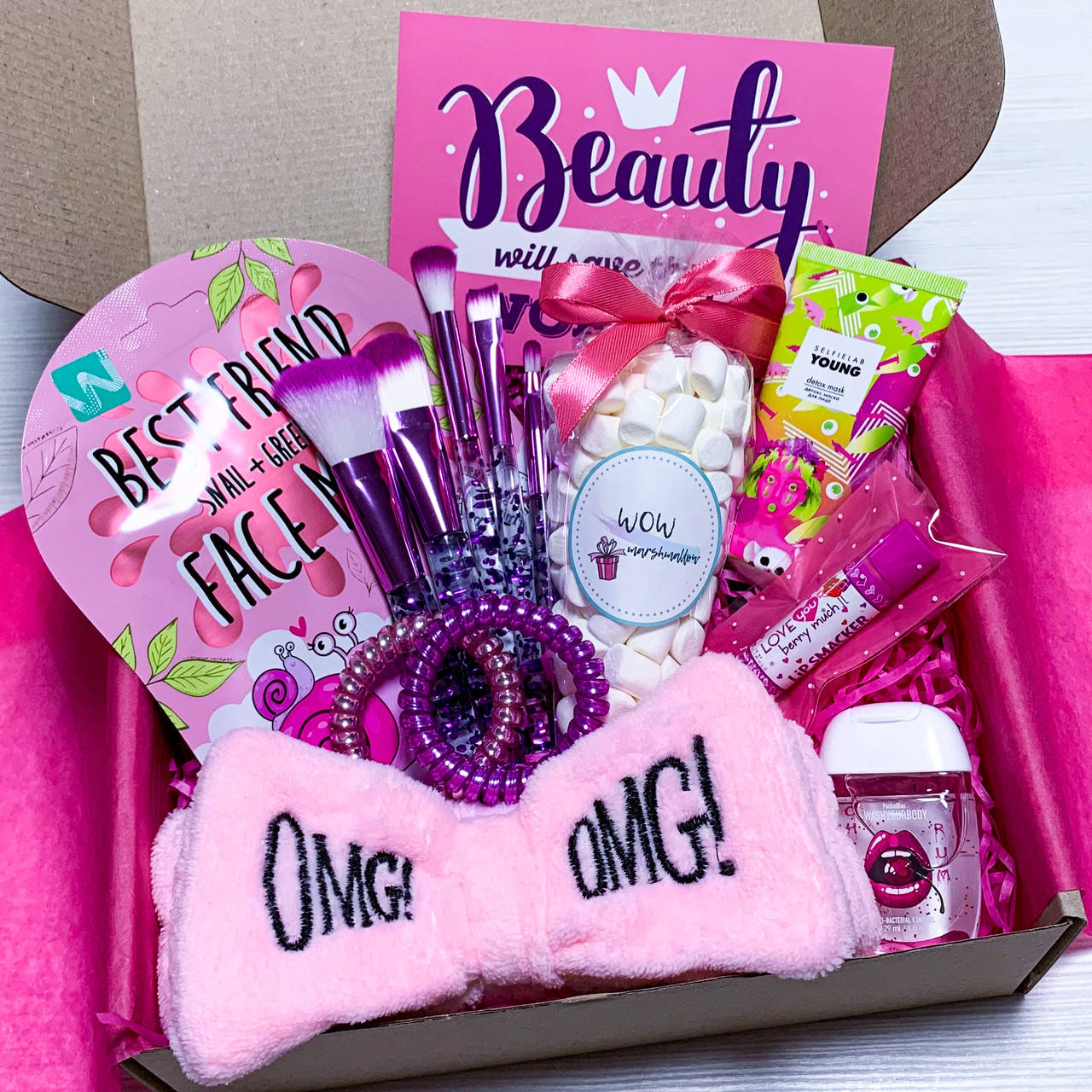 

Подарочный бокс для девушки Wow Boxes "Бьюти бокс / Beauty box" №10