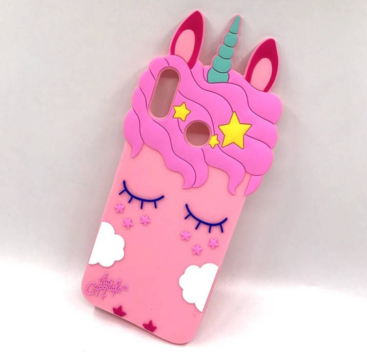 

Чехол 3D на Huawei P20 Lite Единорог розовый