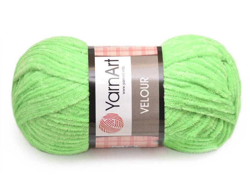

YarnArt Velour, Зеленый №861, Зелёный