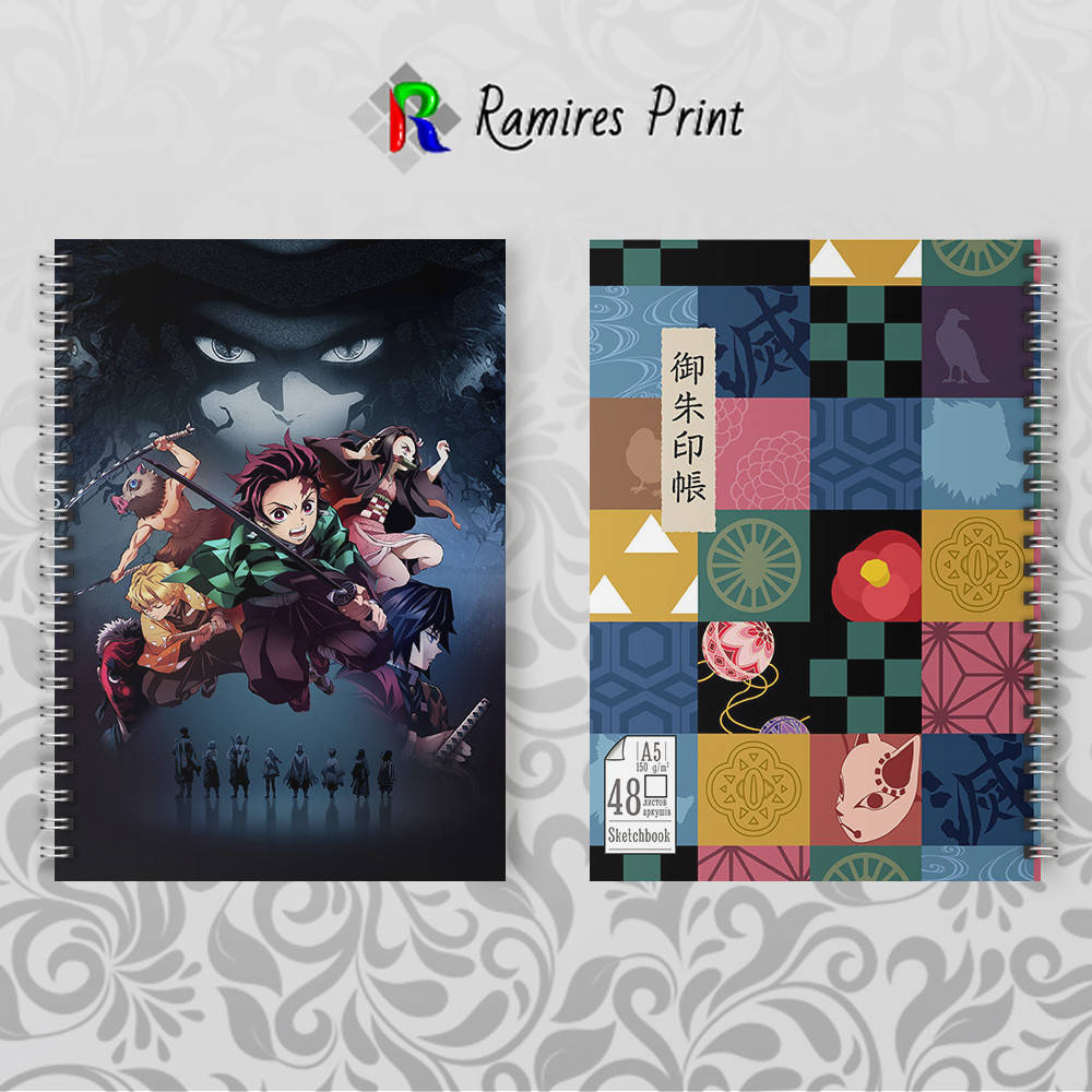 

Скетчбук Аниме Kimetsu no Yaiba 005