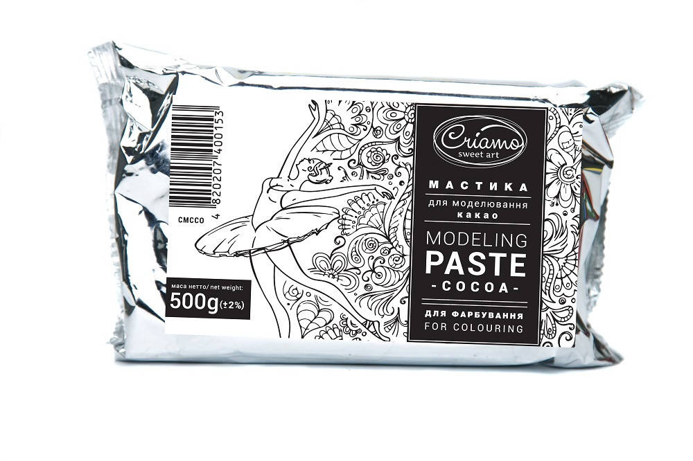 

Мастика для тортов Criamo Премиум белая лепка 0,5 кг